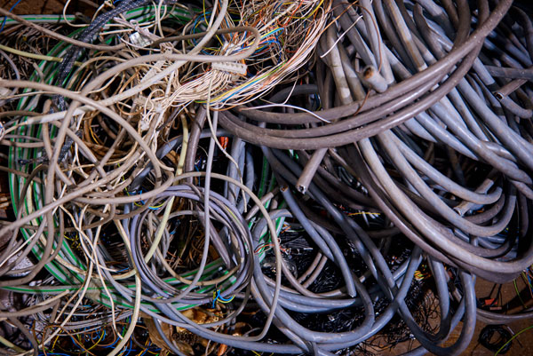 Oude kabels inleveren